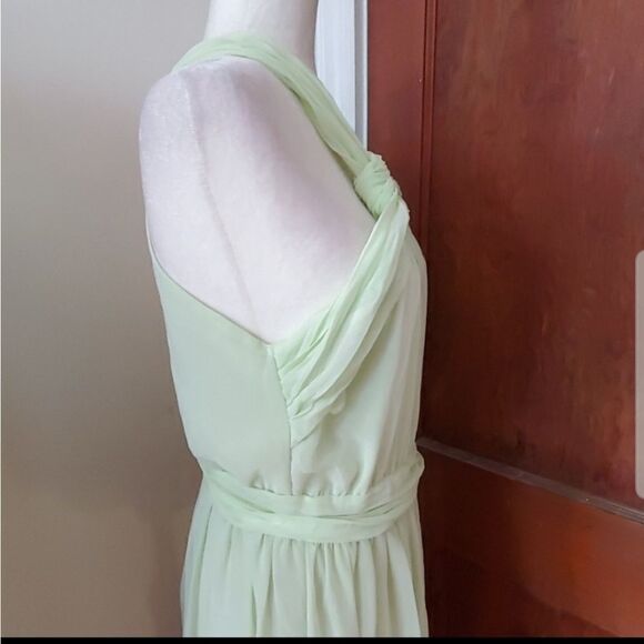 MUSTARD SEED light green sleeveless chiffon keyhole romper playsuit L - Picture 4 of 12